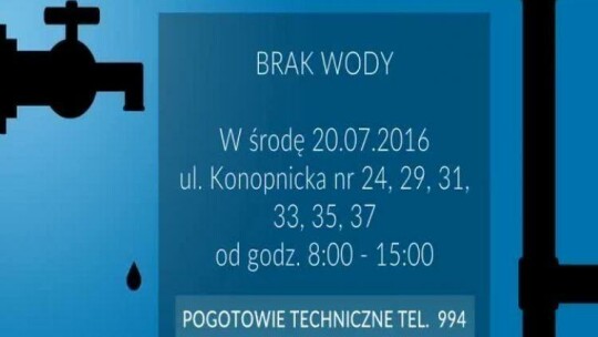 Brak wody