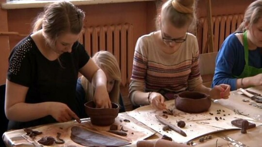 Ceramiczne inspiracje w braniewskim gimnazjum 