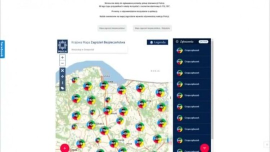 Czy mapa zagrożeń działa w Elblągu? 