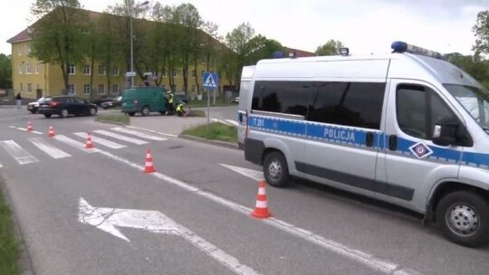 Elbląg. Potrącenie rowerzysty 