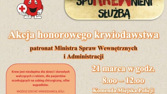 Elbląg:  „SpoKREWnieni służbą"
