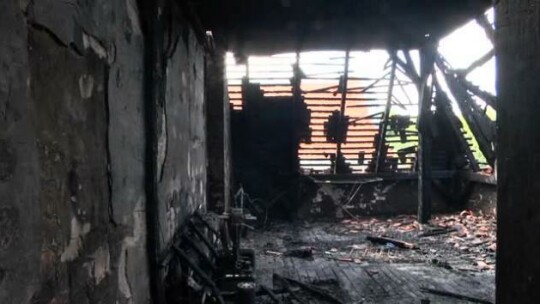 Groźny pożar przy Powstańców Warszawskich