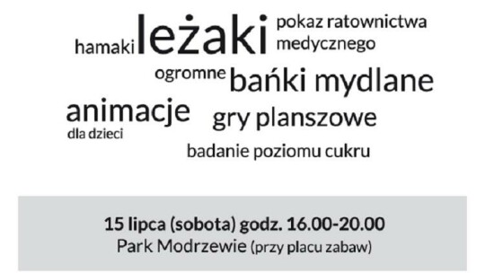 Hamak a może leżak? Odpocznij w Parku Modrzewie