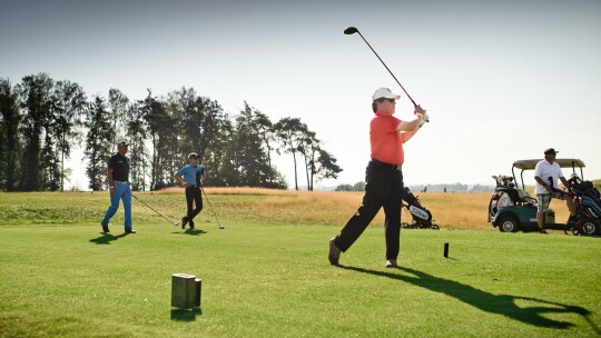 Heikki Kovalainen znów zagra w golfa w Pasłęku
