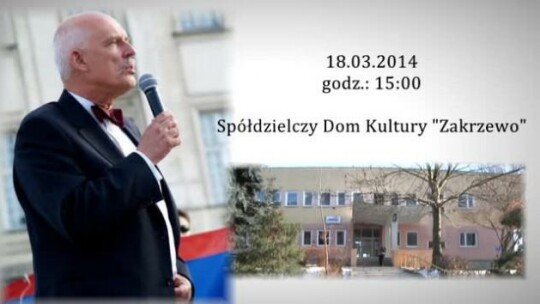 Janusz Korwin-Mikke w Elblągu