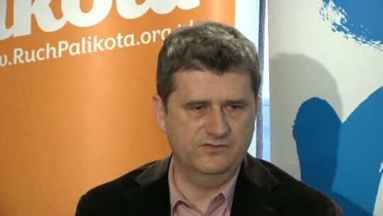 Janusz Palikot popiera referendum  