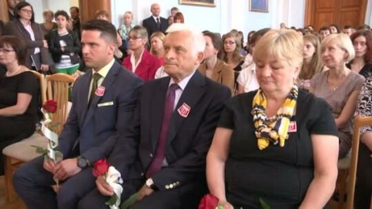 Jerzy Buzek poparł Elżbietę Gelert 