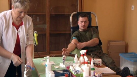 Krwiodawcy wśród kawalerzystów 