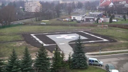 Lądowisko przy szpitalu wojewódzkim juz czynne