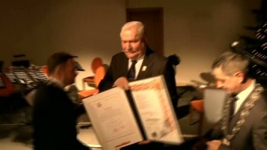 Lech Wałęsa elblążaninem