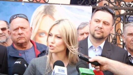 Magdalena Ogórek w Elblągu 