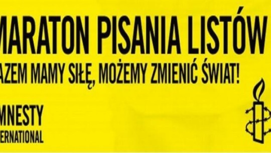 Maraton pisania listów Amnesty International