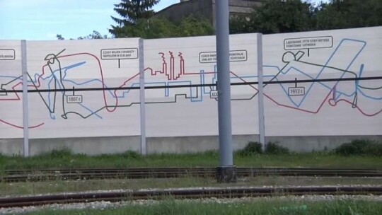 Mural z okazji 100-lecia odzyskania Niepodległości