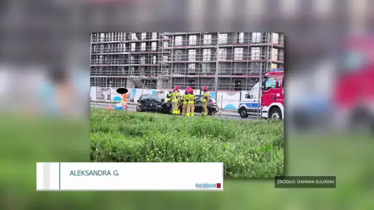 Na Warszawskiej zderzyły się dwa auta
