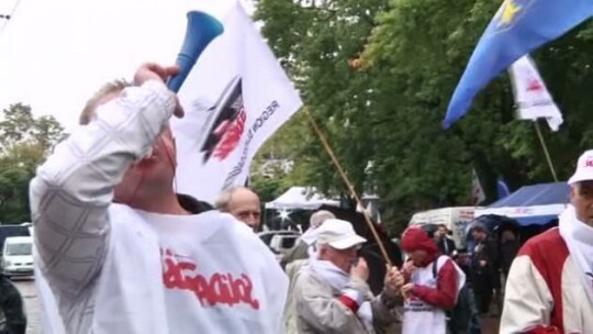 Najazd związkowców na Warszawę