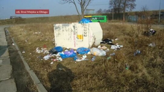 Nielegalne wysypiska w Elblągu