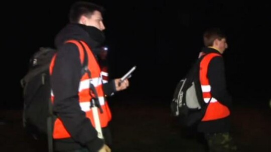 Nocą pokonali 40 km