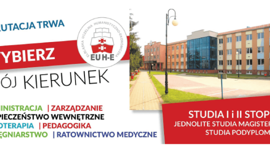 Ostatnie dni rekrutacji – nie czekaj, wybierz swój kierunek w EUH-E! 