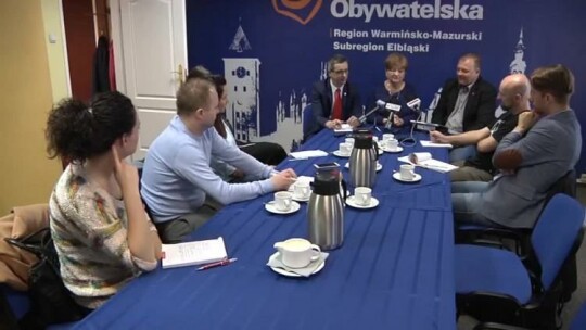 Platforma gani rząd, a chwali prezydenta... Elbląga