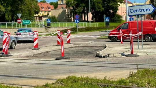 Postęp prac na rondzie NSZZ Solidarność