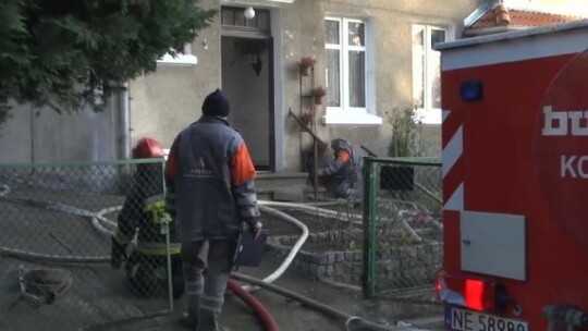 Pożar przy Orężnej