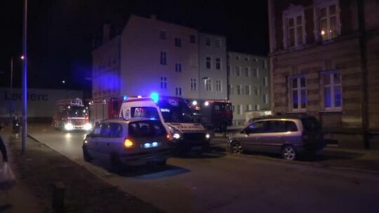 Pożar przy ul. Żeromskiego