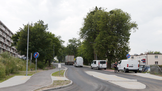 Prace drogowe na ul. Okólnik w Elblągu