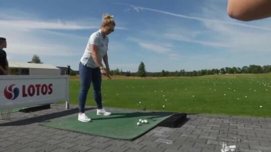 Prezentacja na polu golfowym