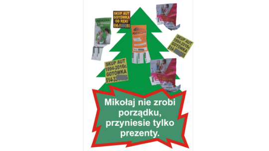 Przedświąteczny czas wolny od miejskiego spamu