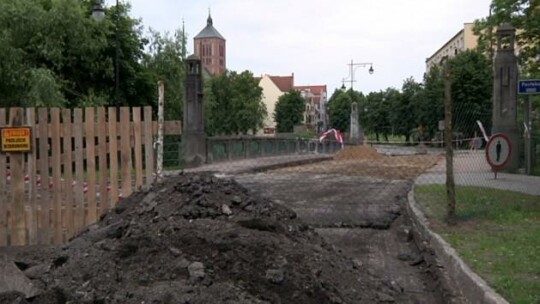 Remont betonowego mostu w Braniewie rozpoczęty ! 