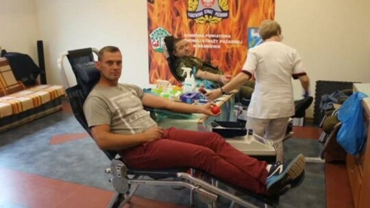  Strażacy zapraszają do udziału w akcji poboru krwi