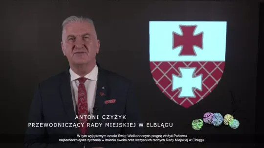 Świąteczne Życzenia od Przewodniczącego Rady Miejskiej w Elblągu.
