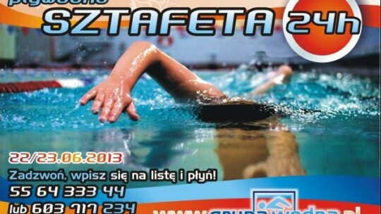 Sztafeta na basenie przez 24 godziny