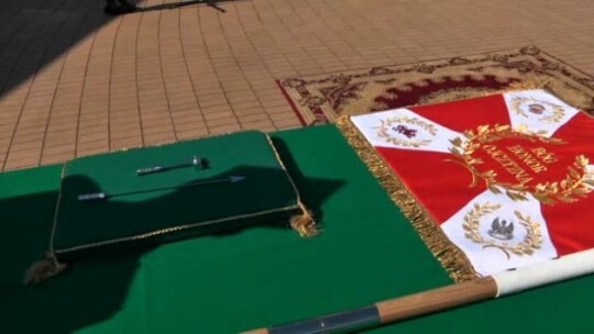 Sztandar prezentem od mieszkańców