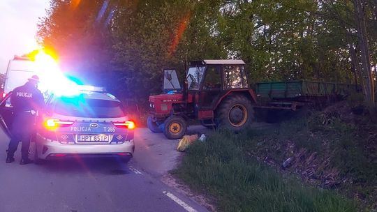 Szukała go prokuratura, a on pijany jechał traktorem