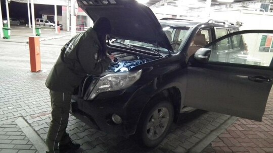 Toyota i Lexus warte 285 tys. zł odzyskane przez Straż Graniczną