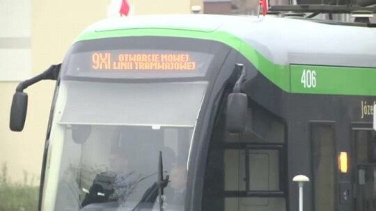 Tramwaje jeżdżą po nowej trasie 