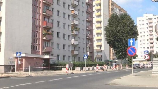 Trwa remont chodnika przy ul. Kościuszki
