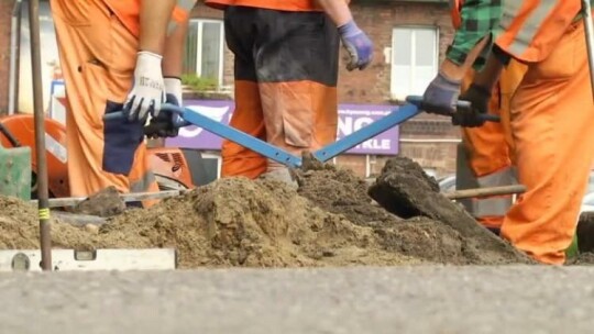 Trwają prace na Warszawskiej 
