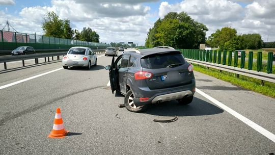 Utrudnienia na S7 w kierunku Gdańska. Zderzenie dwóch aut