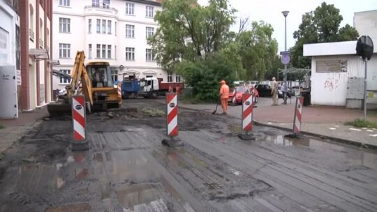  Utrudnienia w ruchu przy czołgu