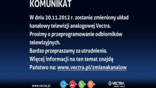 Vectra informuje