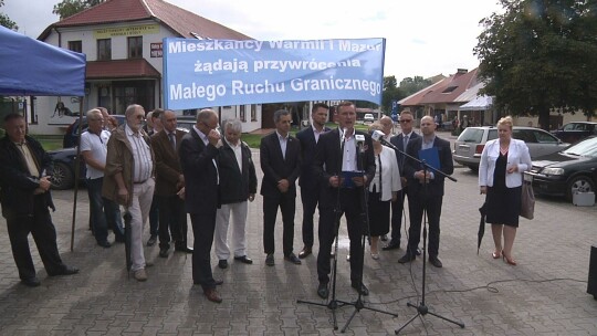 W Braniewie też domagają się przywrócenia MRG