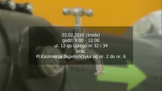 W środę brak zimnej wody