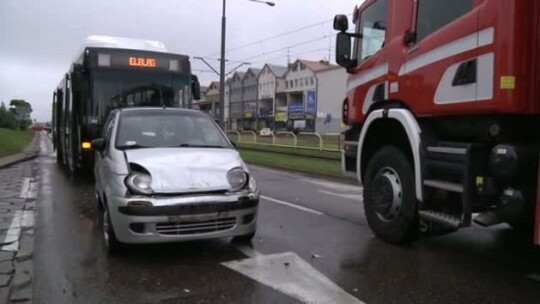 Zagapił się i spowodował wypadek 