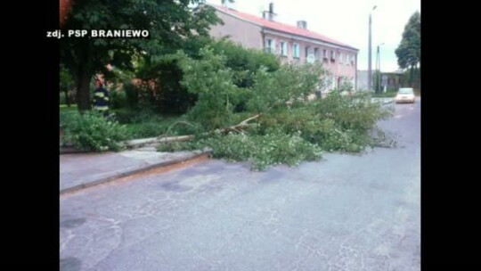Zawiało w Braniewie