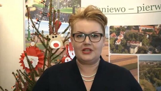 Zdrowych i radosnych Świąt Bożego Narodzenia życzy Burmistrz Braniewa Monika Trzcińska