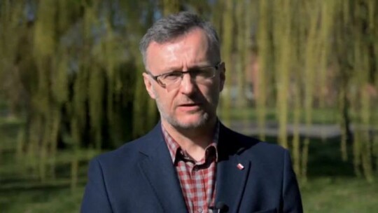 Zdrowych i radosnych Świąt Wielkanocnych życzy Dariusz Frąckiewicz - przewodniczący RM w Braniewie