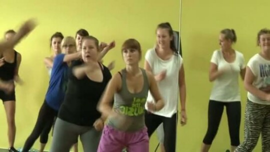 Zumba na lodowisku