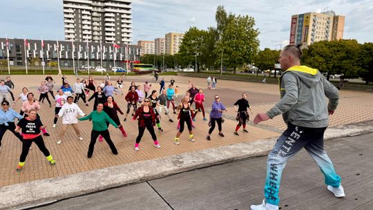 Zumba na Placu Jagiellończyka